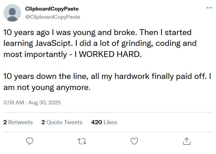 Time And JavaScript Wait For No Developer