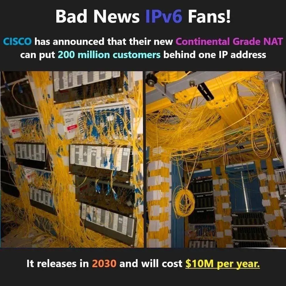 Continental Grade NAT: The Final IPv4 Boss Battle