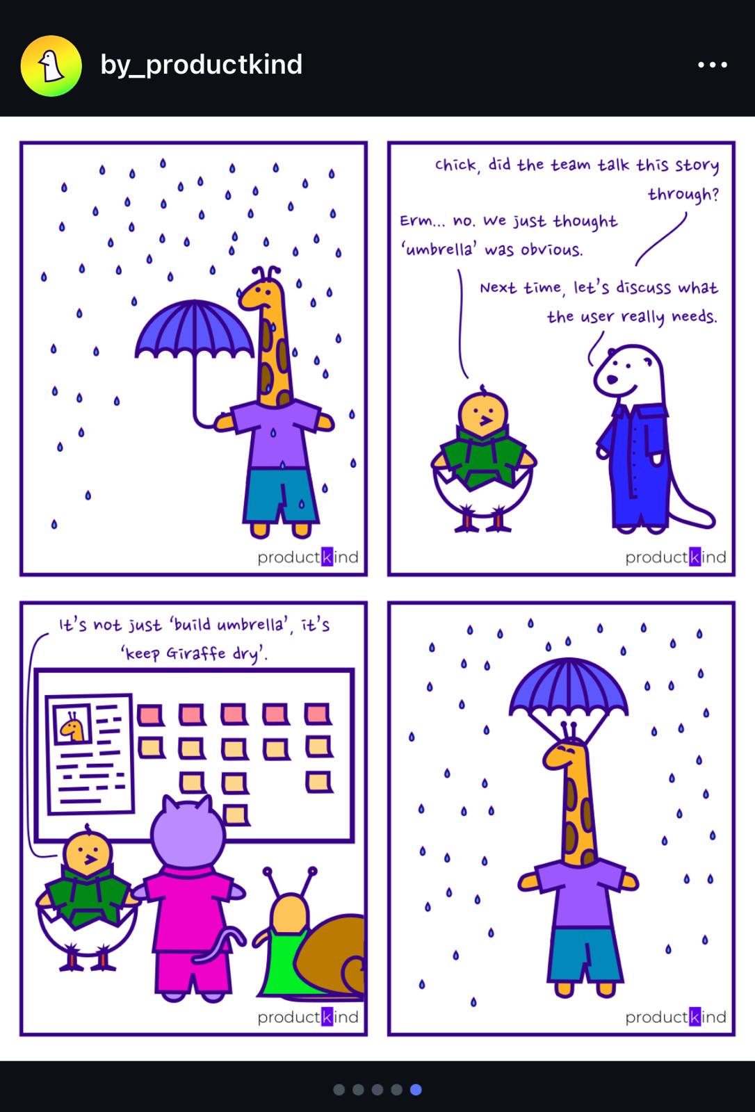 Keep The Giraffe Dry