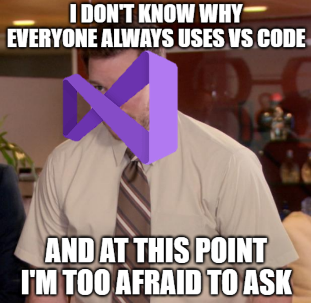 Visual Studio Doesn't Get Love