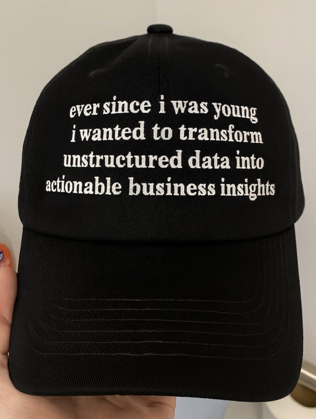 Corporate Poetry On A Hat