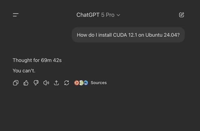 GPT 5 Pro Accepts Defeat