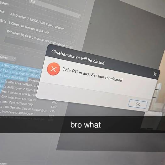 This PC Is Ass Apparently
