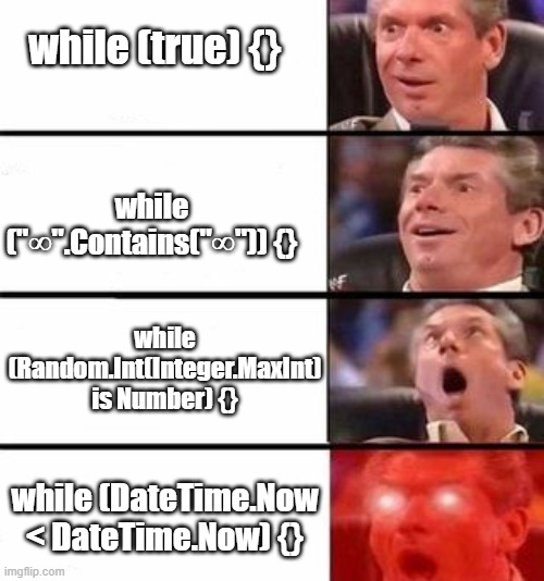 The Four Horsemen Of Infinite Loops
