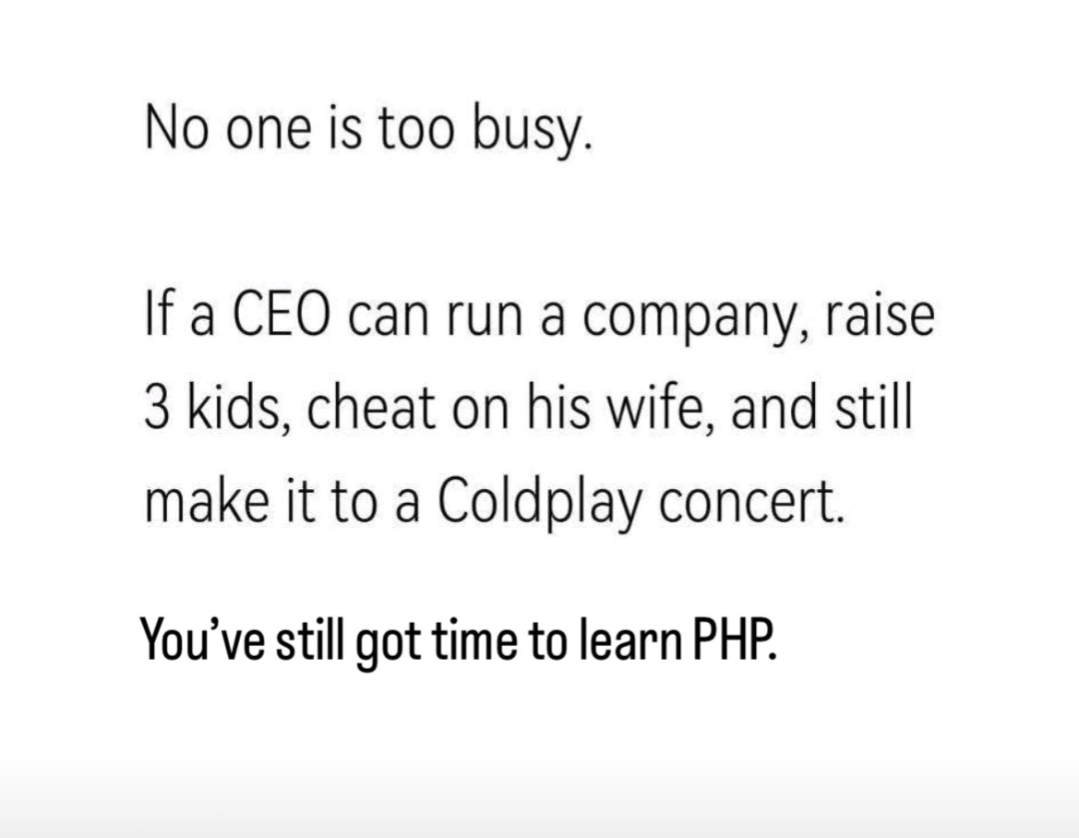 Friday Motivation: No Excuse Too Absurd