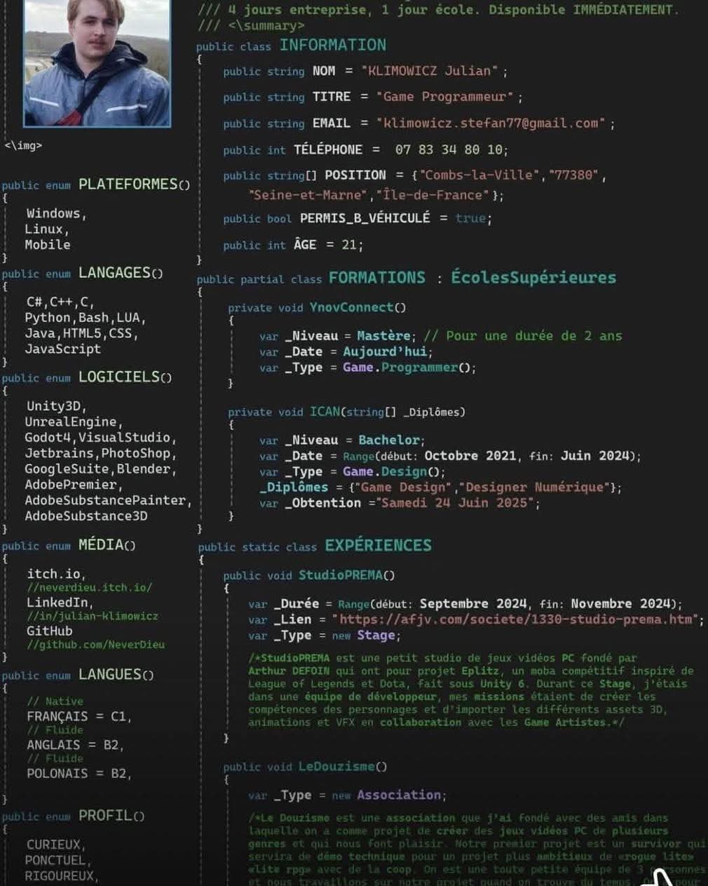The Best Resume If You Don't Want Anyone To Read It