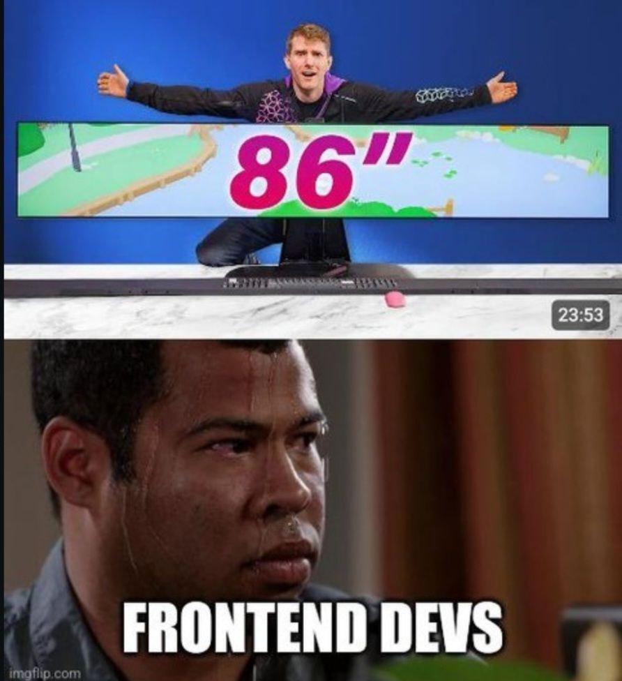 A Terrible Dream For Frontend Devs