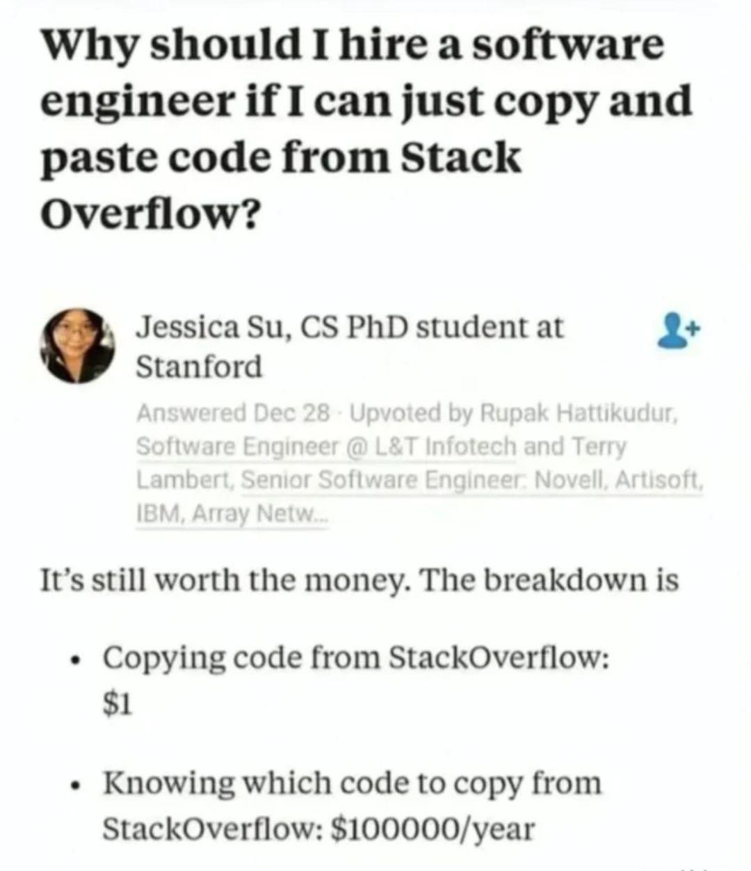 That Is Why Programmers Get Paid
