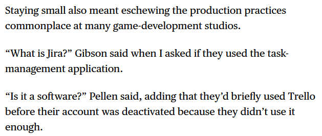 Who Needs Project Management When You Have Talent?