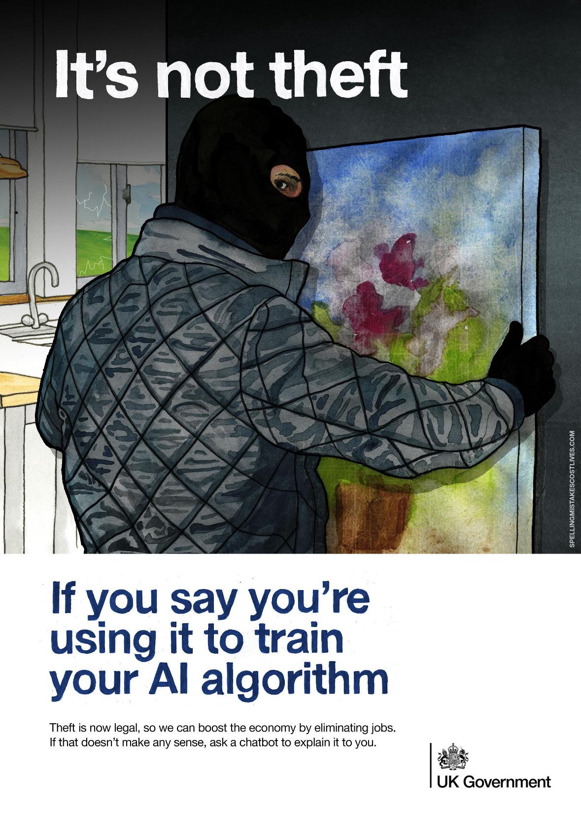 It's Not Theft If You Call It AI Training