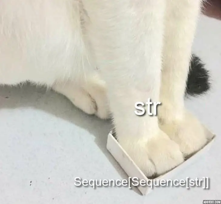 If The Type Fits, I Sits