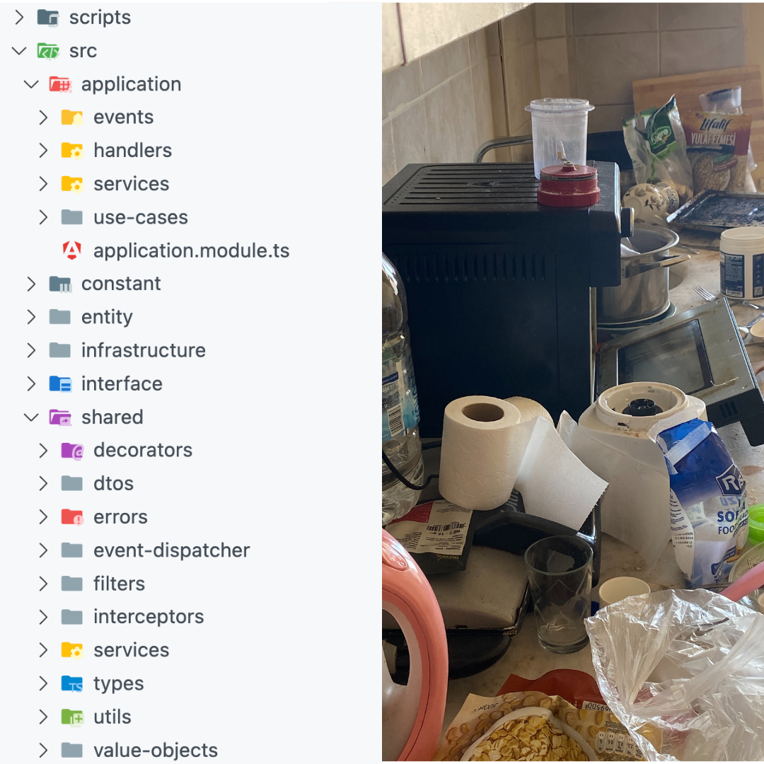 My Codebase Vs My Kitchen