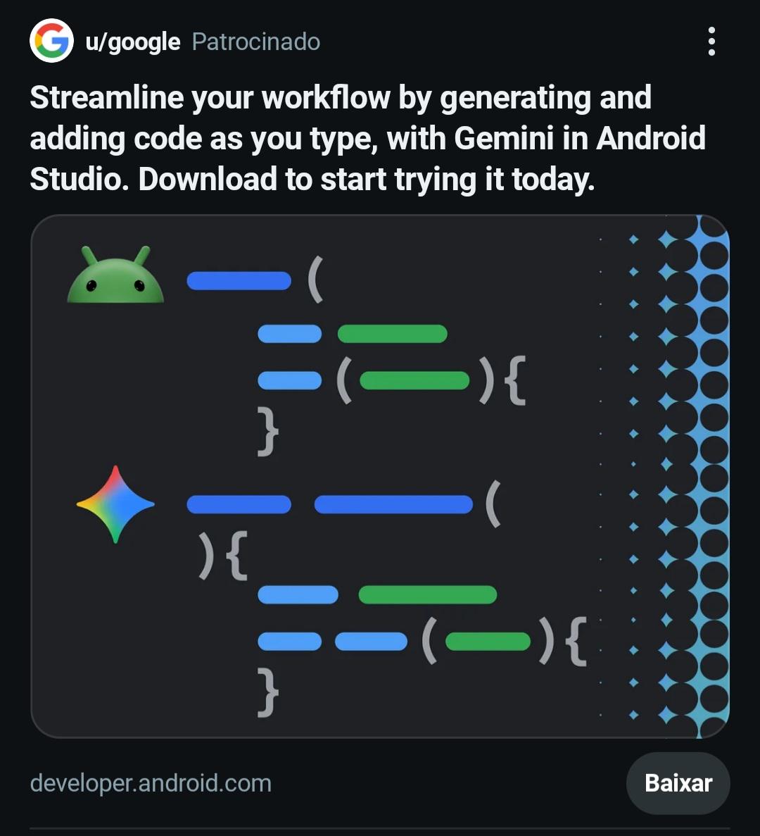 Google Ad Doesn't Close The Parenthesis