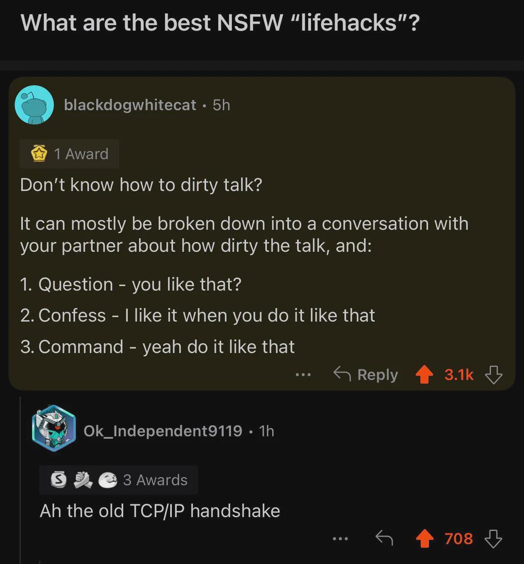 The Old TCP/IP Handshake