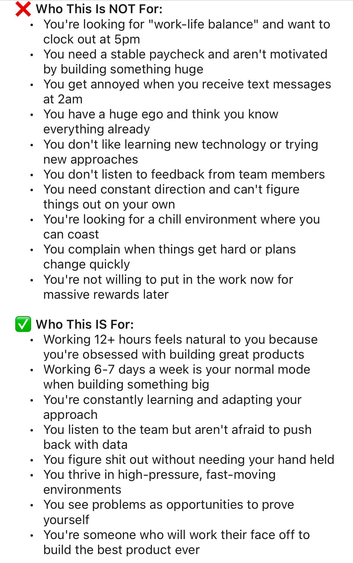 The Startup Job Description Decoded
