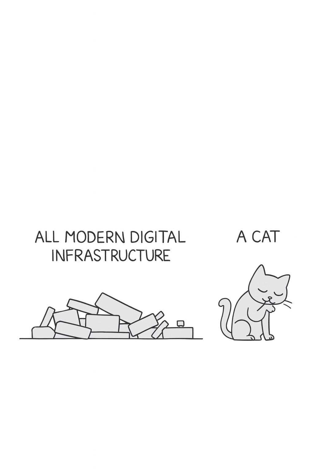 Cat Vs Modern Infrastructure