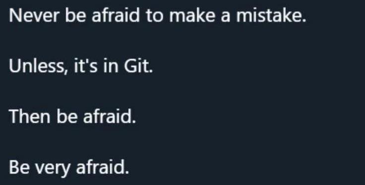 Be Very Afraid