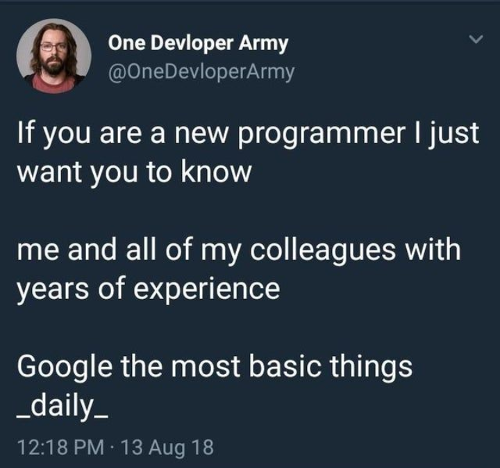 Professional Googler With Coding Skills
