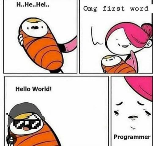 Baby's First Line Of Code