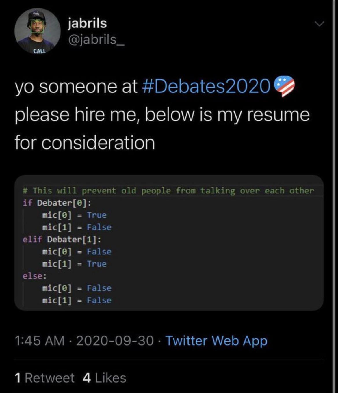 We Should Hire Him
