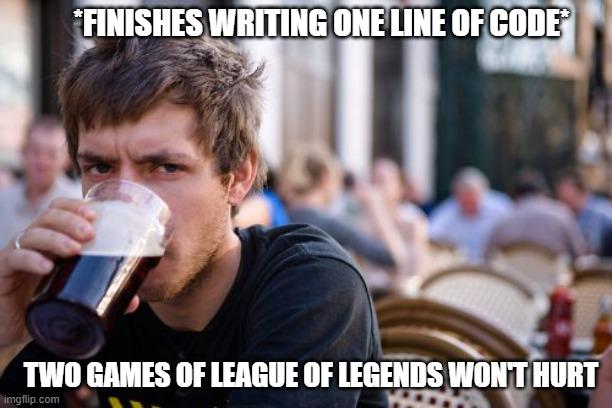 One Line Of Code, Two Games Of Procrastination