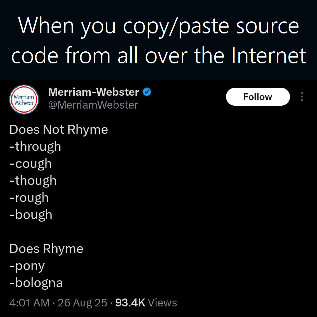 Copy-Paste Legacy And The English Language