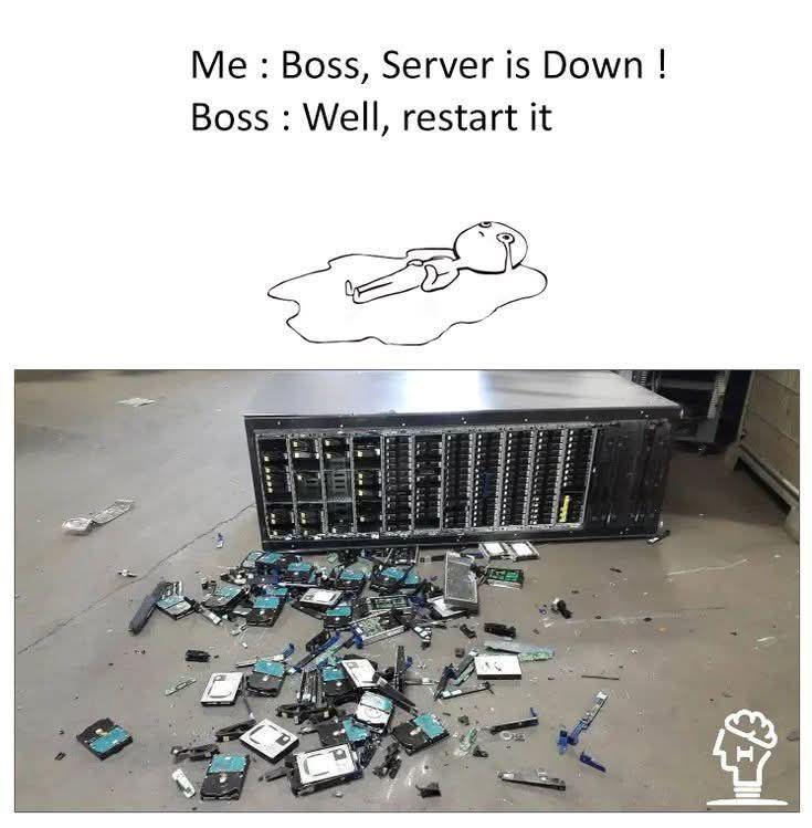 Server Is Down... Way Down