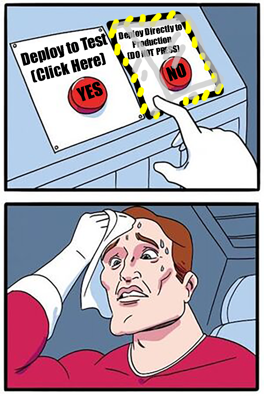 Deploy To Production: The Eternal Temptation