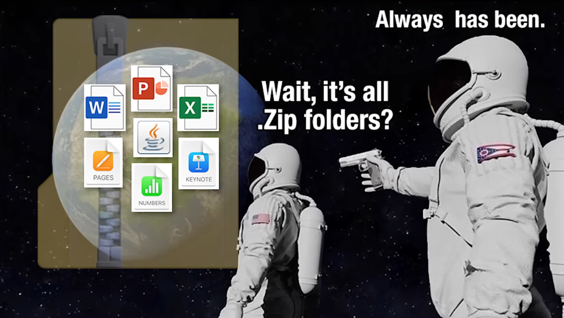 Wait, It's All Zip Folders?