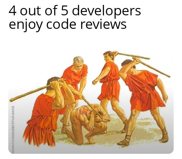 Four Out Of Five Developers Enjoy Code Reviews
