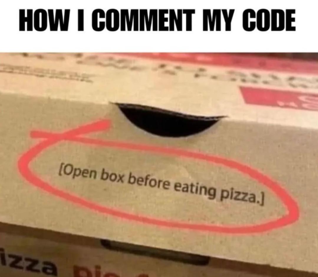 How I Comment My Code
