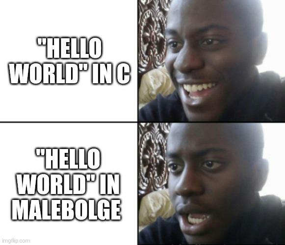 Today I Learned Malbolge Exists
