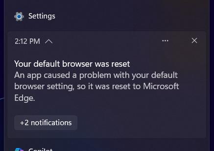 Your Default Browser Was "Reset"