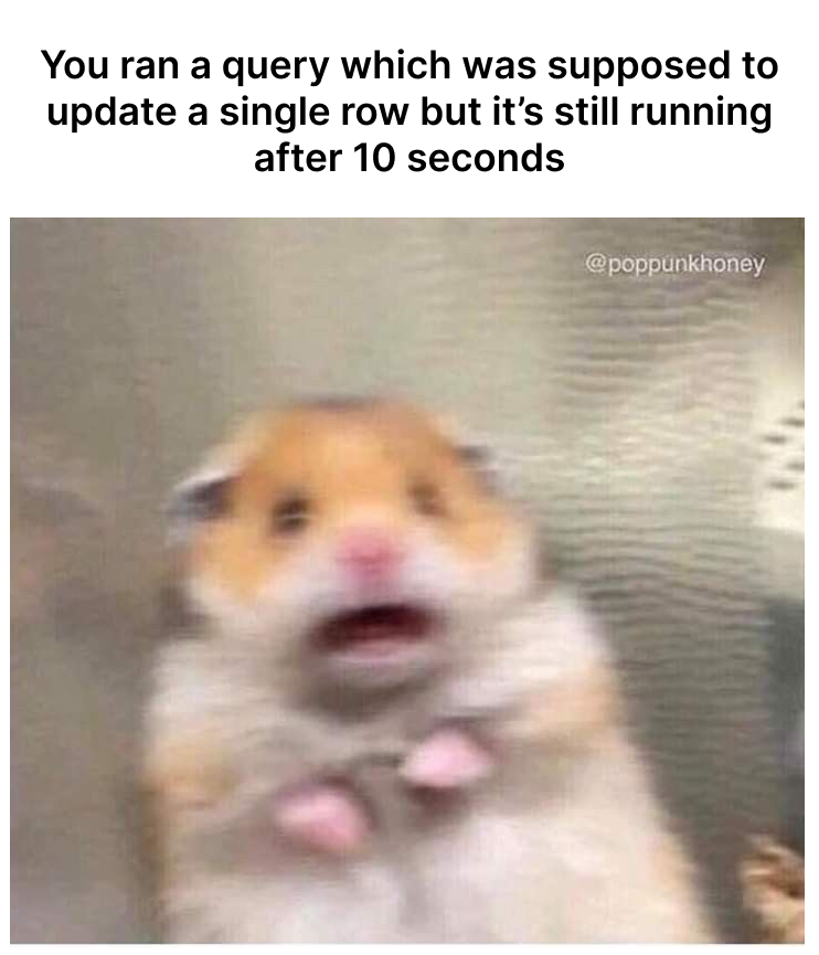 Always Take Backups Of Your Database