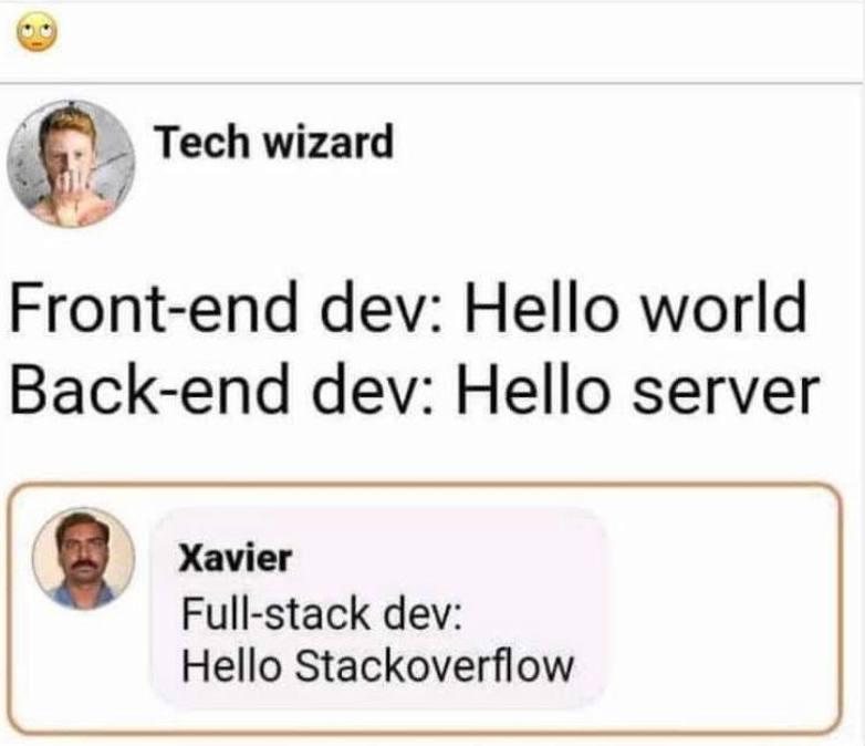 The Developer's First Words