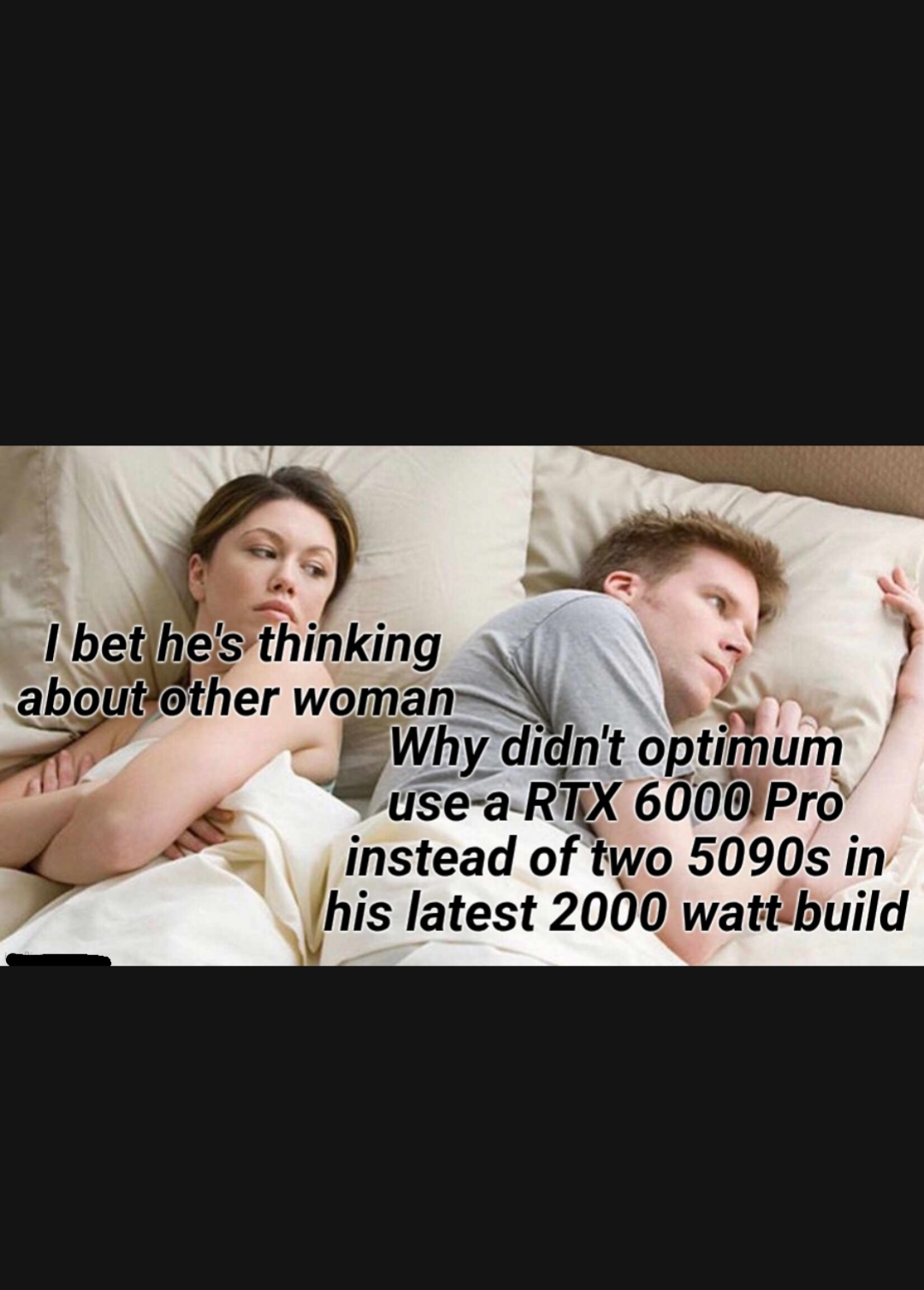 His Mind Is Overclocked Elsewhere