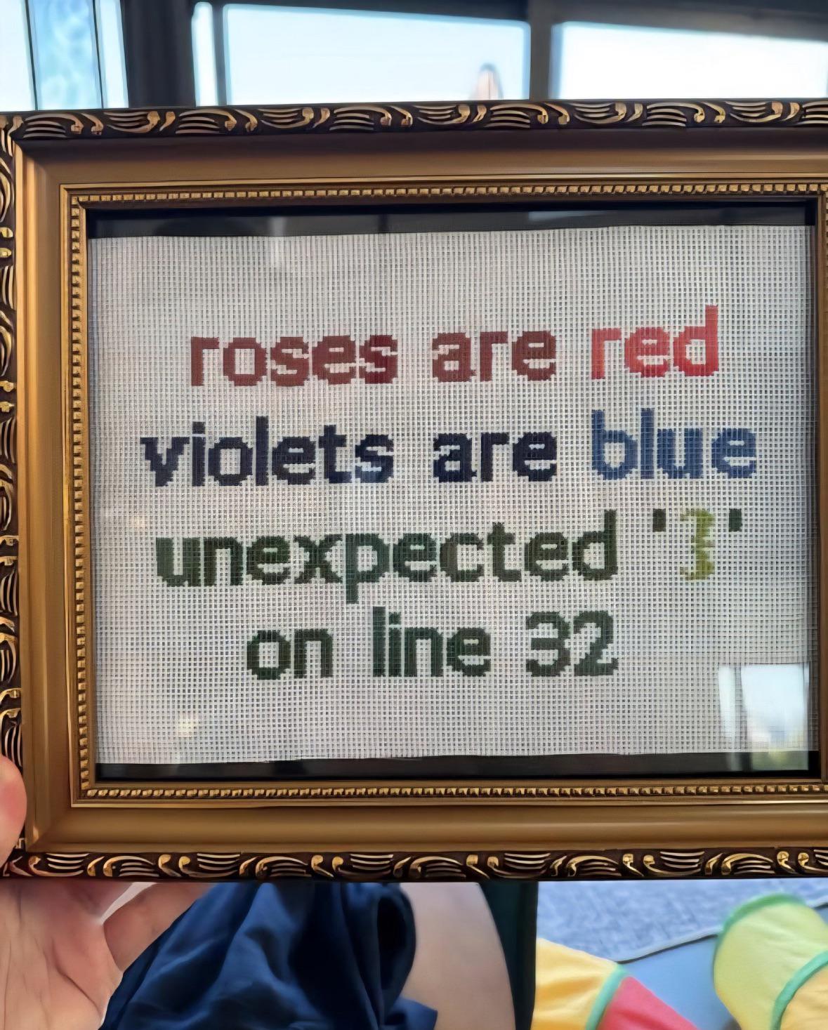 Roses Are Red, Segfaults Are Blue