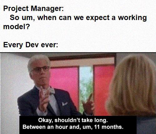 The Quantum Uncertainty Of Dev Timelines