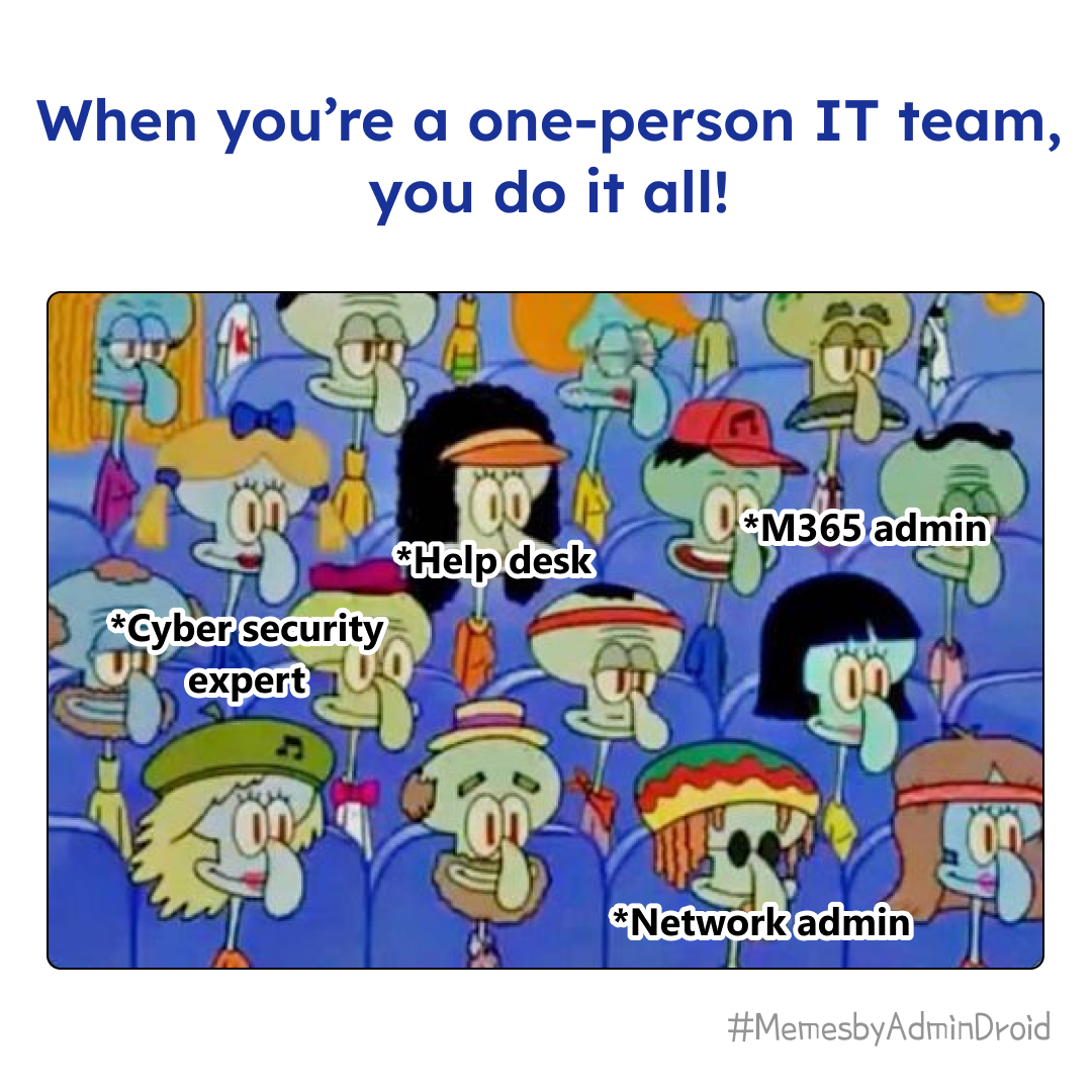 When The IT Team Is Just You...