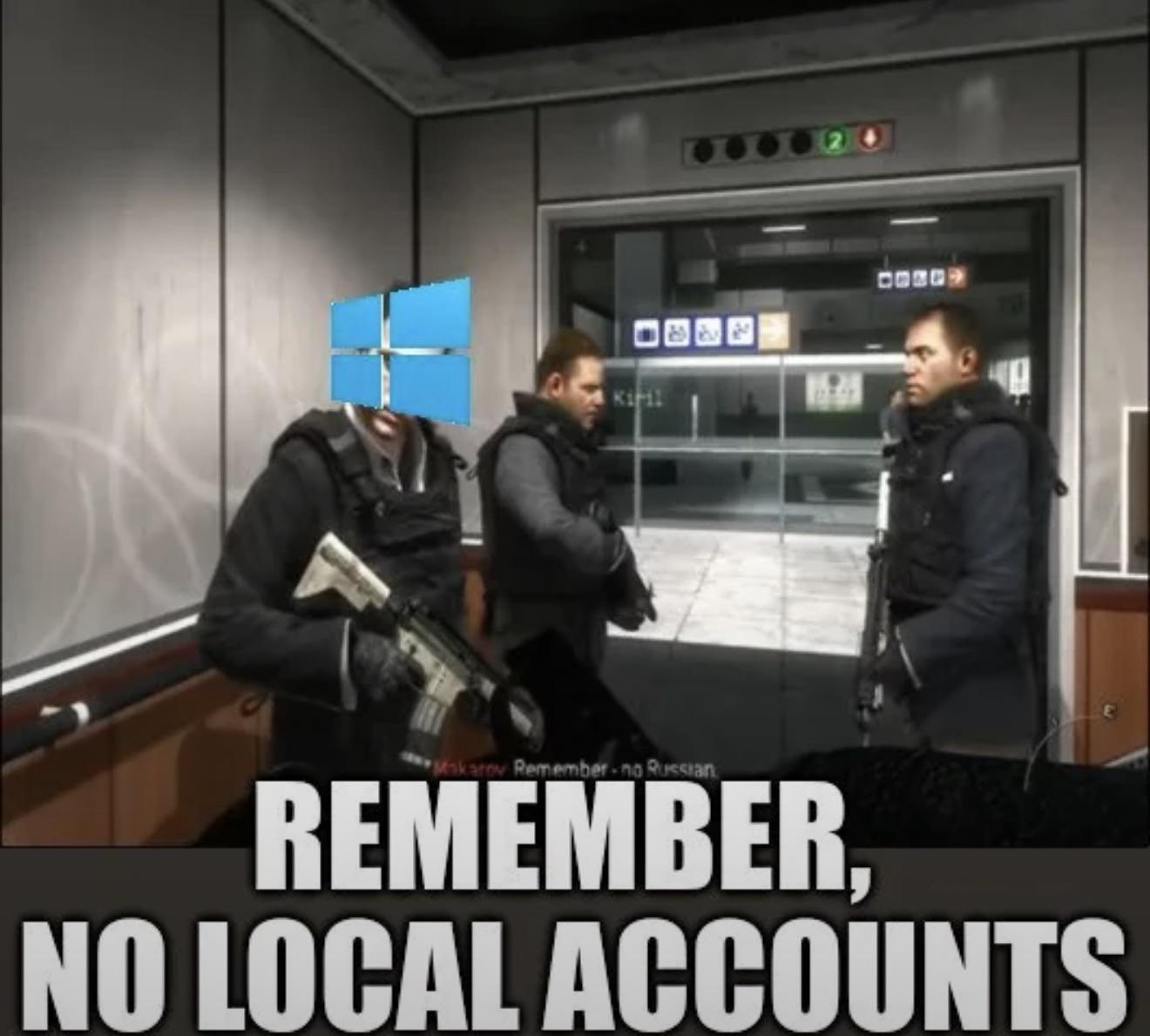 Microsoft Right Now With Online Accounts Enforcement