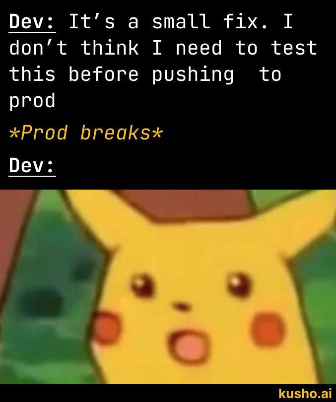 Surprise Pikachu As A Service