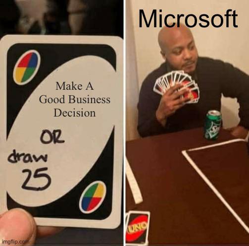 Microsoft Is Wild