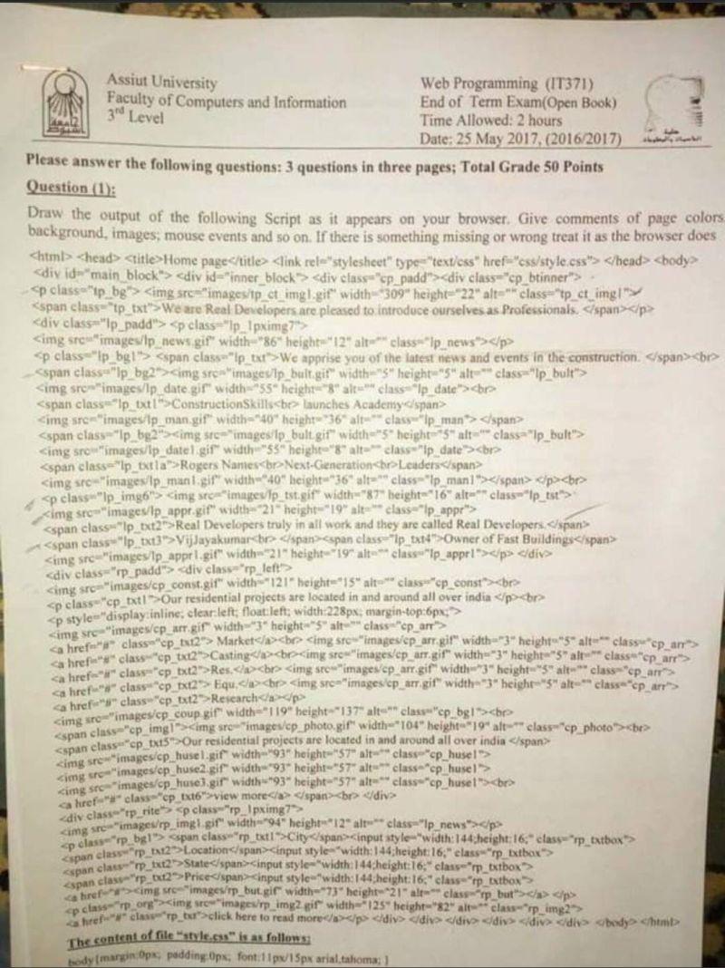Human Compiler: When Professors Make You Render HTML By Hand