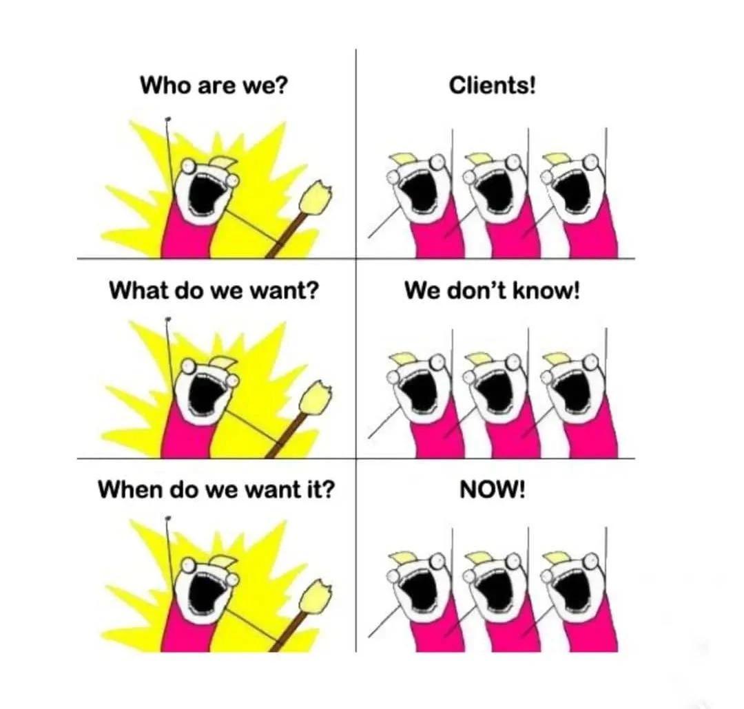 Every Client Meeting Ever