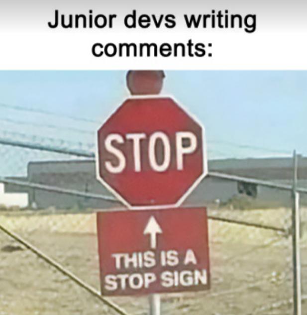 Junior Devs Writing Comments