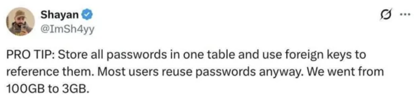 Security Nightmare Disguised As Optimization