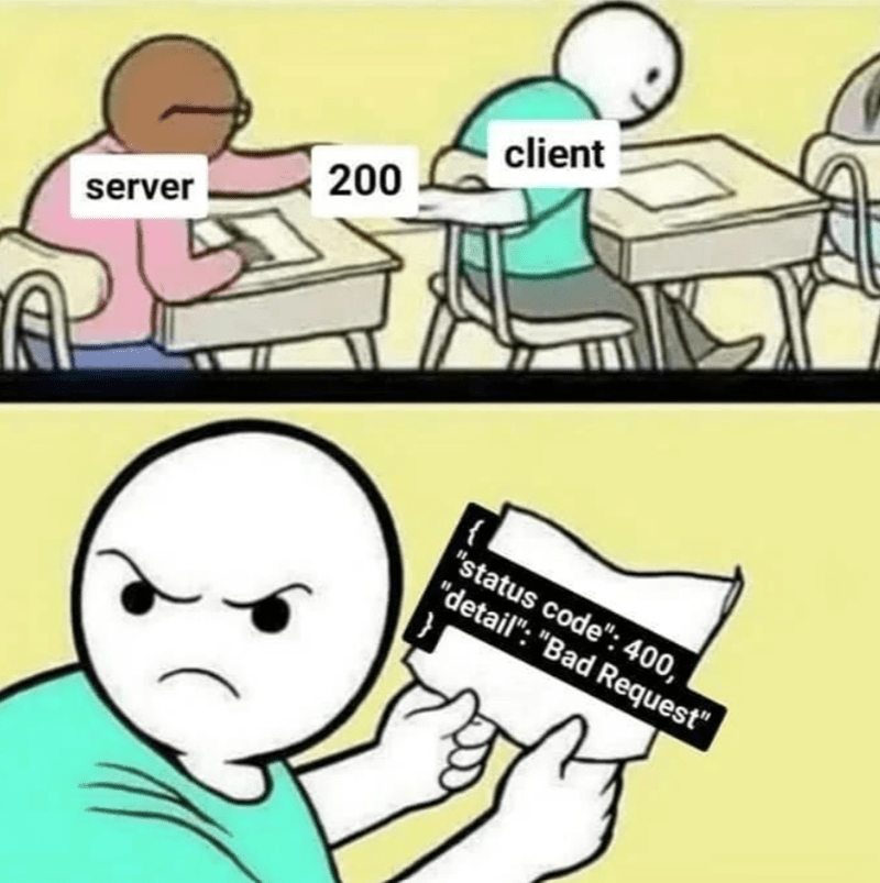 Bad Request: It's Not Me, It's You