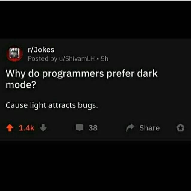 Why Programmers Prefer Dark Mode