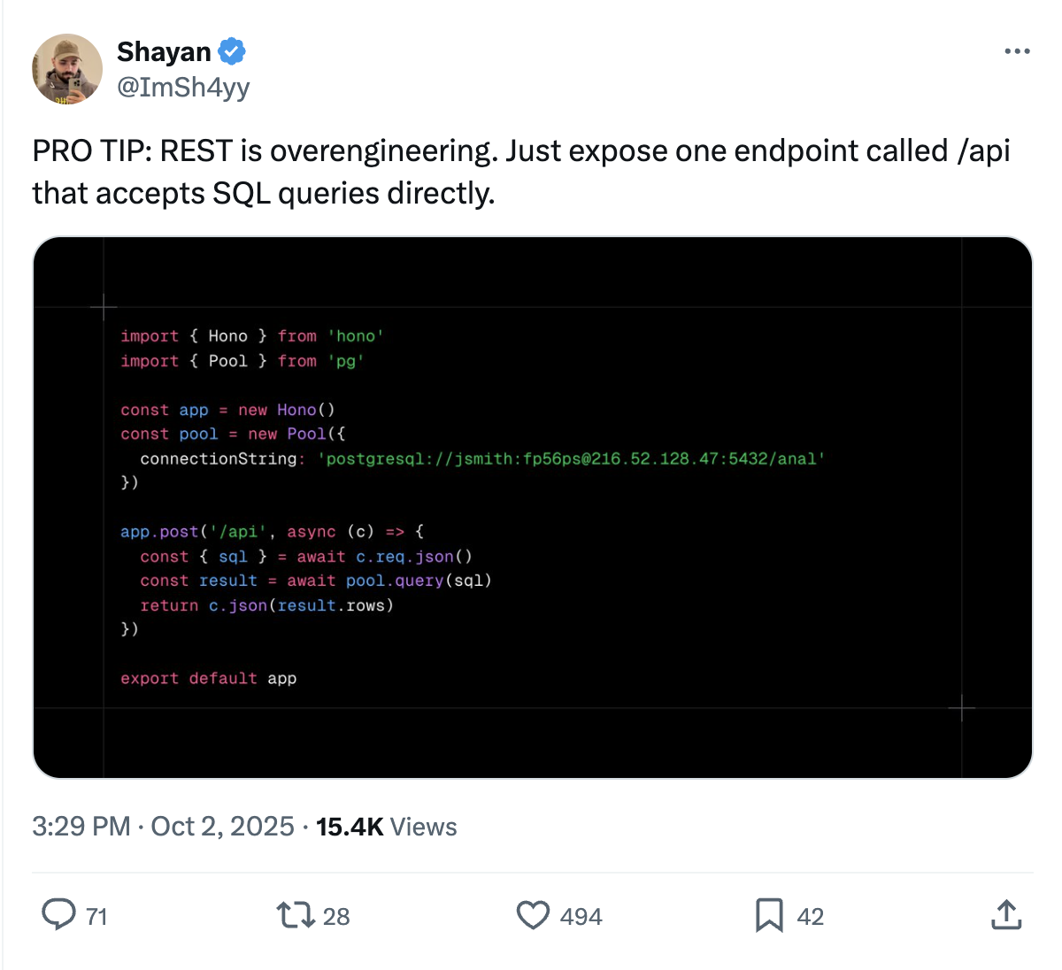 Stop Over Engineering (And Start Over Exploiting)