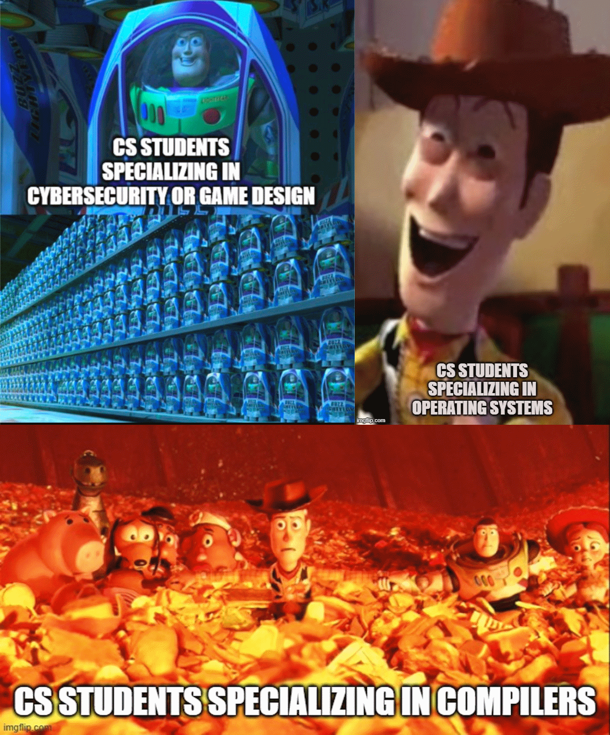 The Hierarchy Of CS Student Suffering